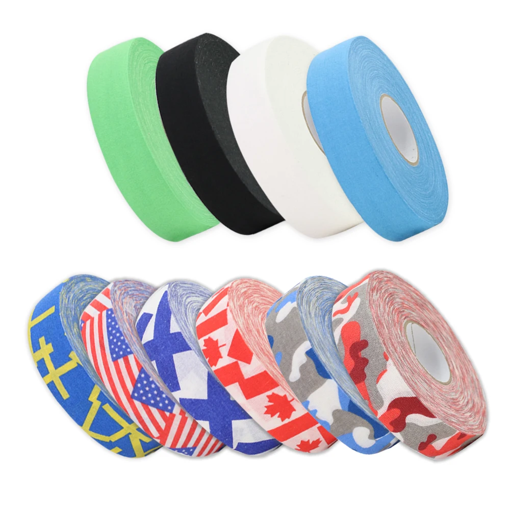 Hockey Stick Tape Self-Adhesive Ice Hockey Tape Sweat Absorbent Grip Cloth Tape for Hockey