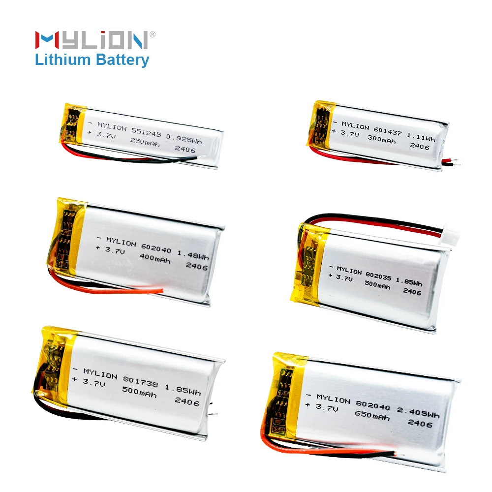 3 7 В перезаряжаемые литий-полимерные батареи 601220 120 мАч 2000 3000mah10000mah 20000 мешочек литий-ионные
