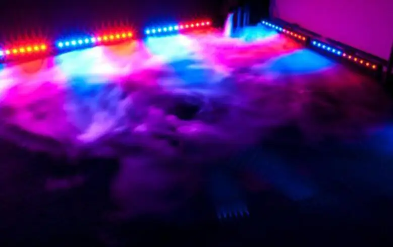 Stage effect low lying smoke fog 6000W dry ice blasting making machine for wedding party festival club