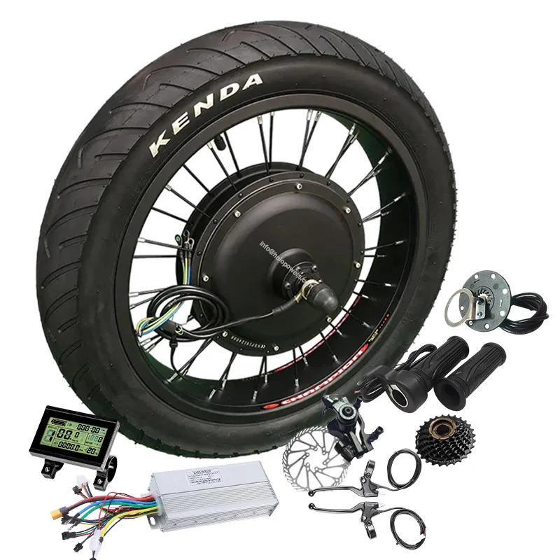 48v 52v 1000w 2000w 3000w 20X4.0 24X4.0 26X4.0 inch electric bicycle hub motor e-bike 20 in 1500 watt fat tire electric bike kit