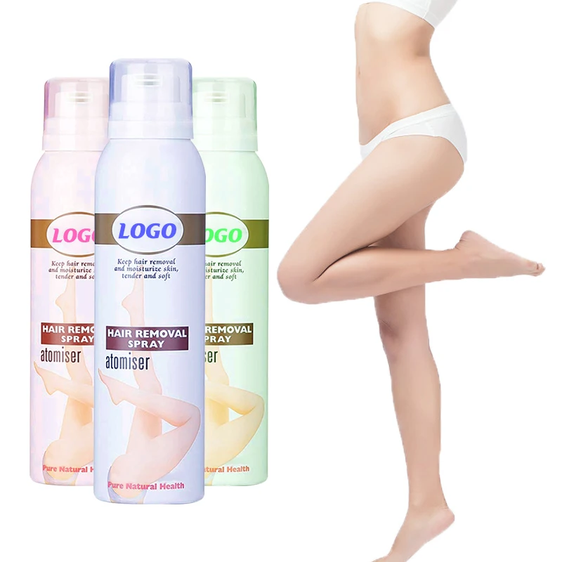 150ml wholesale moisturizing instant body chest hair removal spray
