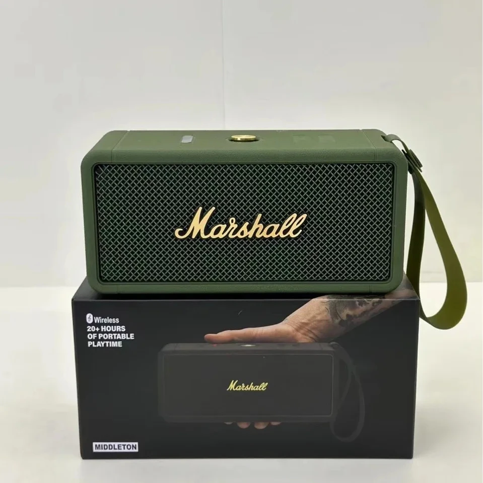 Hot selling New MIDDLETON Bluetooth Speaker Marshall  Wireless Portable Outdoor  Subwoofer Mini Speaker
