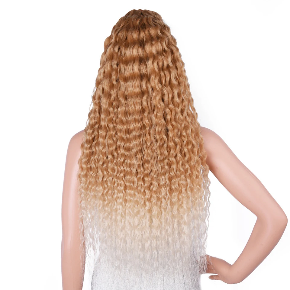 Джессика океанская водяная волна вязаные крючком волосы Омбре блондинка распущенные глубокие волнистые плетеные наращивание волос