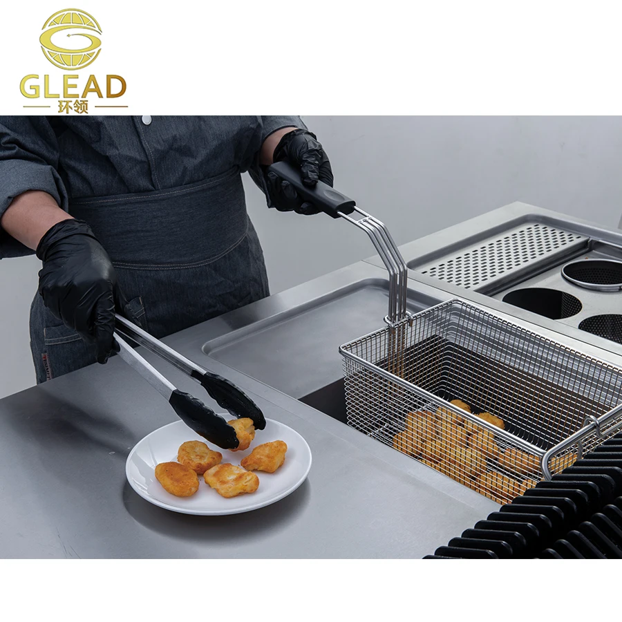 Commercial Kitchen Restaurant Catering Equipment Chicken Potato One Tank Fat Fryer Electric Deep Fryers