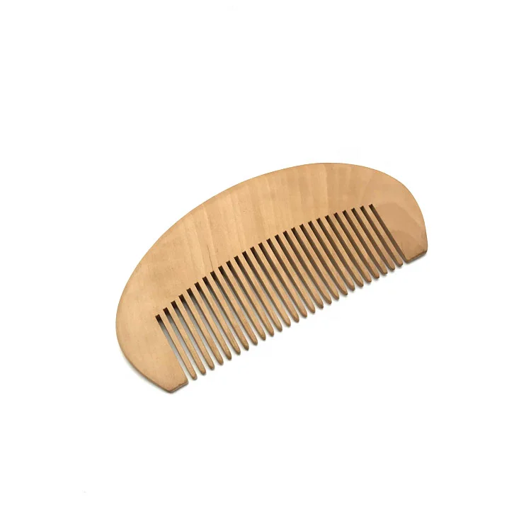 2024 Nice and cheap pear wood hair and beard wooden comb