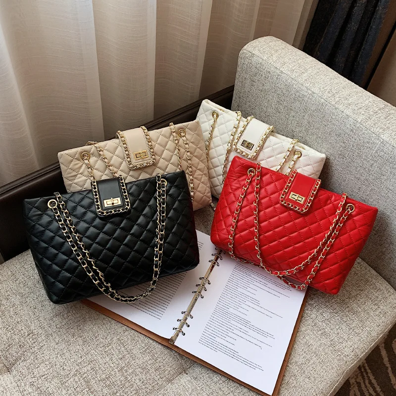 2022 Ladies Famous Brand Large Capacity Handbags Luxury Purses Women High Quality Chain Bags