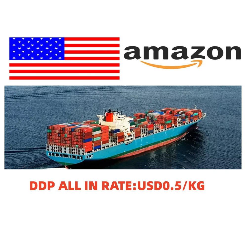 Professional agent freight forwarder Dropshipping UK Canada German Europe ddp amazon fba shipping service from china to usa