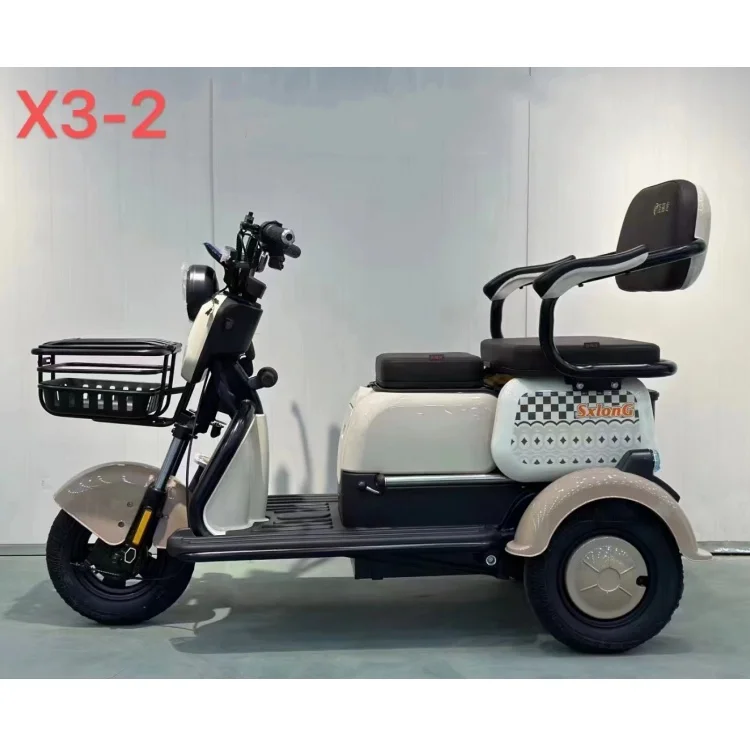 Производство бытовой мопед E Trike компактный легкий трехколесный велосипед электрический 600 Вт 800 1000 Электрический с детским сиденьем