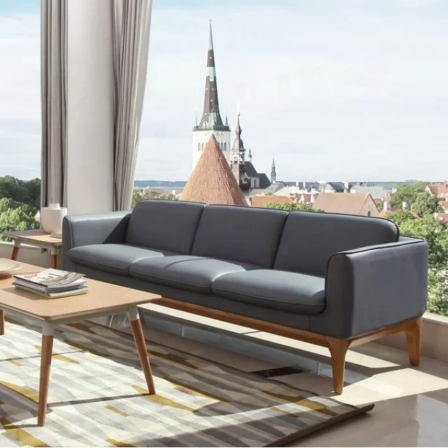 Office furniture hot sale modern style fabric upholstery seating office sofa