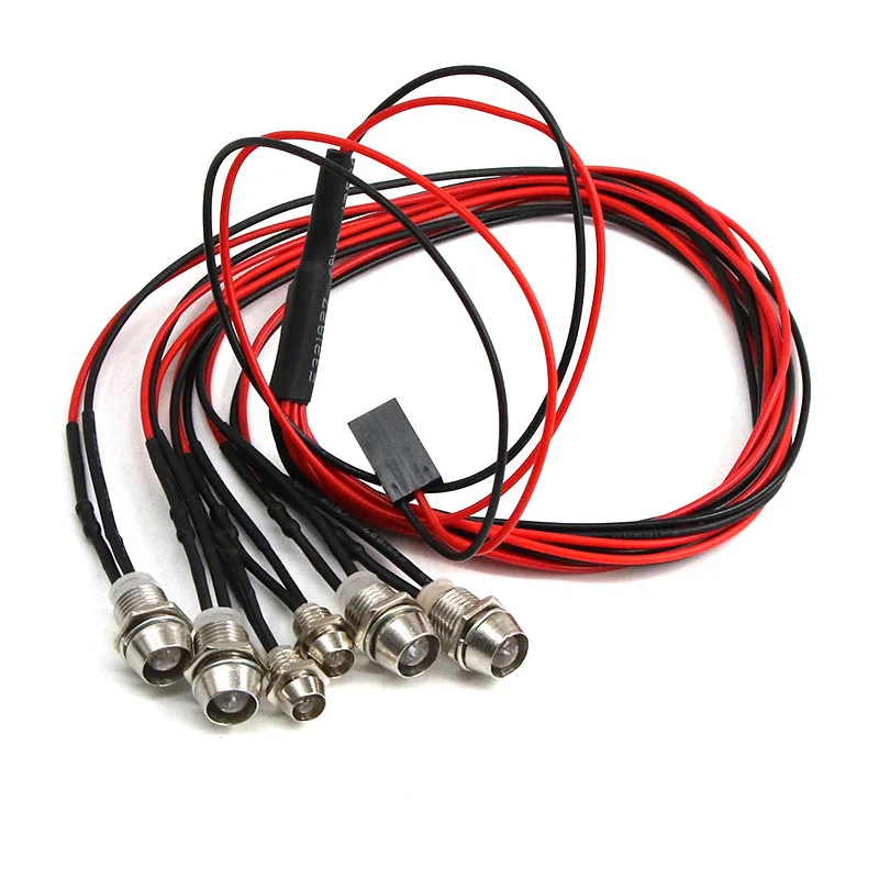2 /4 /6 /8 Lights 70cm RC LED Night Headlamps Headlights 3/5mm Light for Model Drift Crawler Car