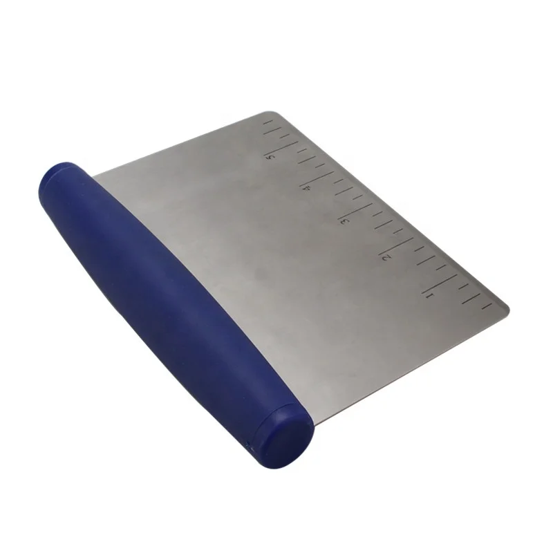Stainless Steel Dough Scraper,  Pizza and Dough Cutter, Bench Scraper