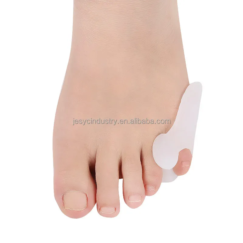 Silicone Gel Foot Protect Accessory Toes Finger Bunion Protector Pad Small Toe Separator Silicone Valgus Toes Sleeves Corrector
