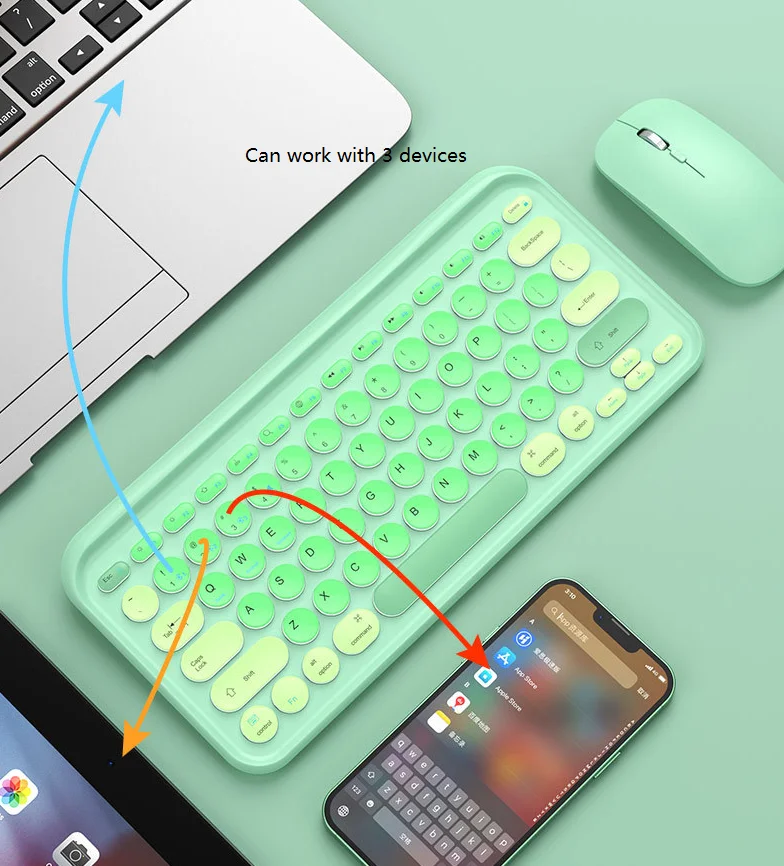 Pink Annual Luxury Promotion Business Gift Set Unique Keyboard  Mouse Corporate Gift Set for Women VIP Customers