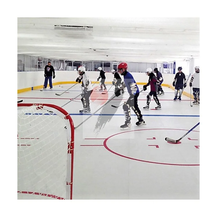 2023 Hot Sale Pure Hockey Synthetic Ice With Anti-UV Dasher Board System hockey board