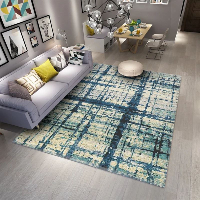 Оптовая цена, индивидуальные прямоугольные Нескользящие популярные домашние коврики, напольный коврик для гостиной