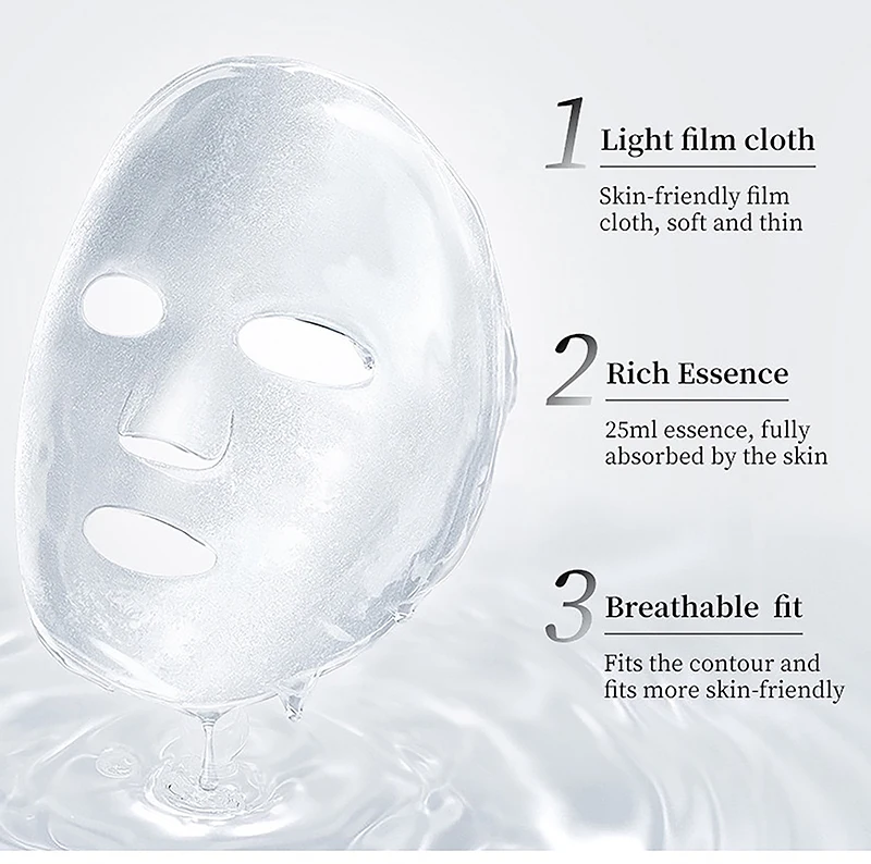 Sheet Mask Panthenol Soothing Moisturizing Nourishing Repairing Face Skin Skin Hyaluronic Acid Facial Mask