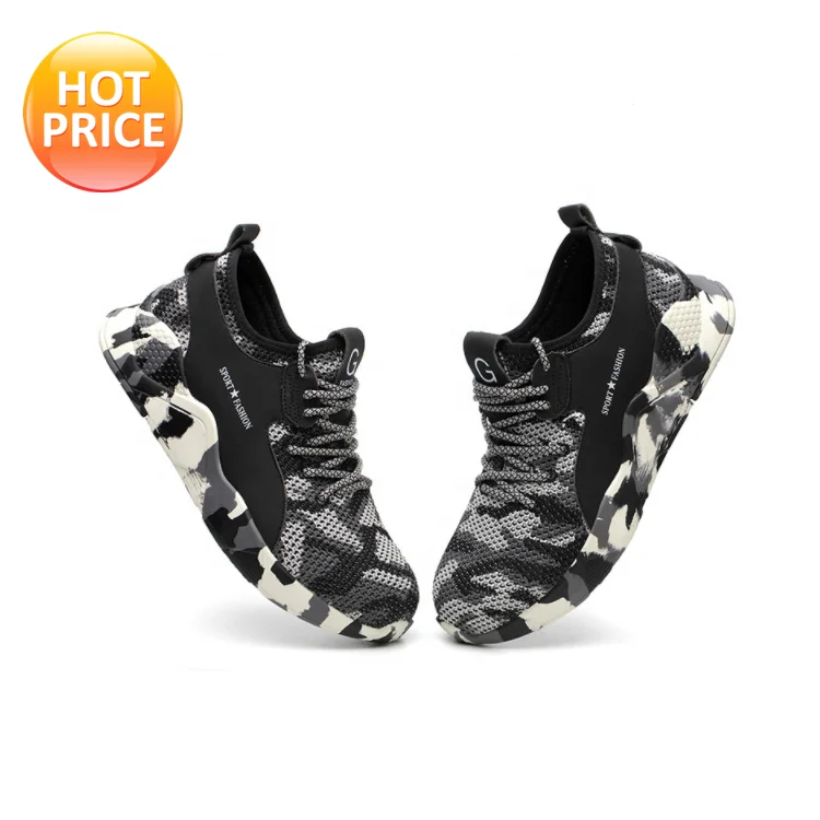 Высококачественная Нескользящая кожаная Безопасная рабочая обувь FUNTA, легкая промышленная Спортивная защитная обувь для мужчин, стальной носок