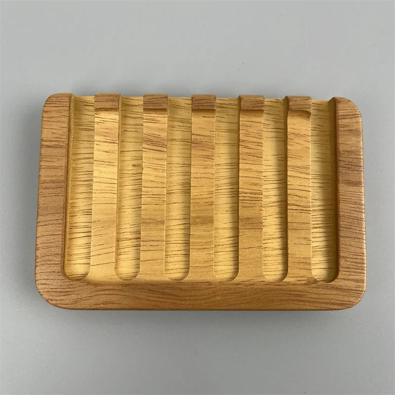 Custom Square Teak Wood Soap Dish Top Quality Wooden Soap Tray Teak Wood Soap Holder for Bathroom