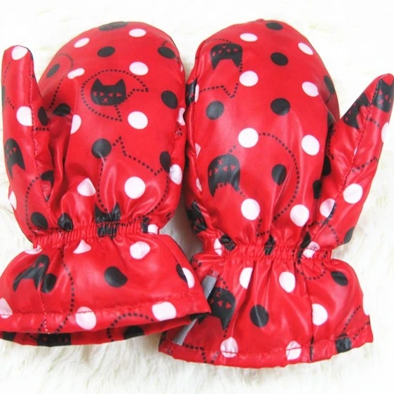 Черные зимние рукавицы унисекс из нейлона Ripstop