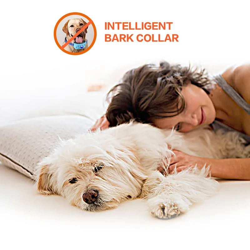 
Voice anti bark collar electronic dog bark control collar with static shock collar 