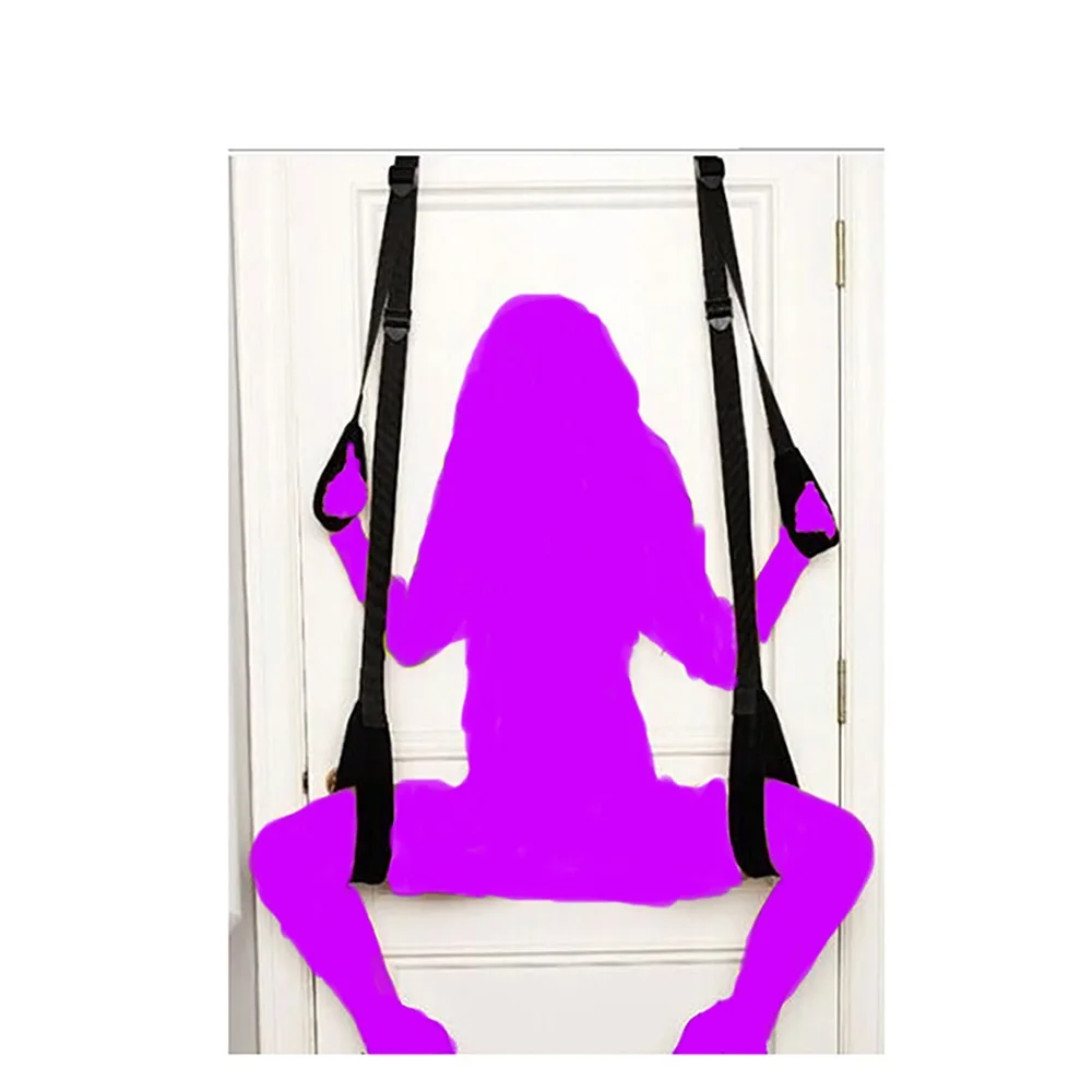 Hanging Door Sex Restraints Nylon Ankle Cuffs Handcuffs Seat Sexy Swing Chair Adults Open Leg Bdsm Products