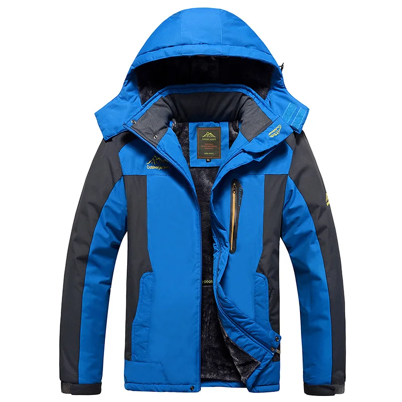 
Fashion Man Winter Windproof Hiking Clothing Waterproof Plus Size Outdoor Jacket And Coats for Men Clothing 