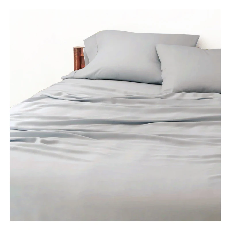 Wholesalers Soft Premium Luxury 5 star hotel Bed Sheets set plain white color cotton Fitted Sheet manufacturer