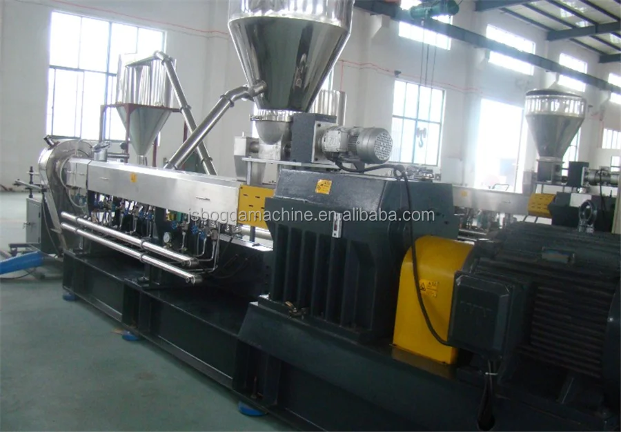 Parallel Twin Screw Compounding Extruder For Biodegradable Plastics Extrusion