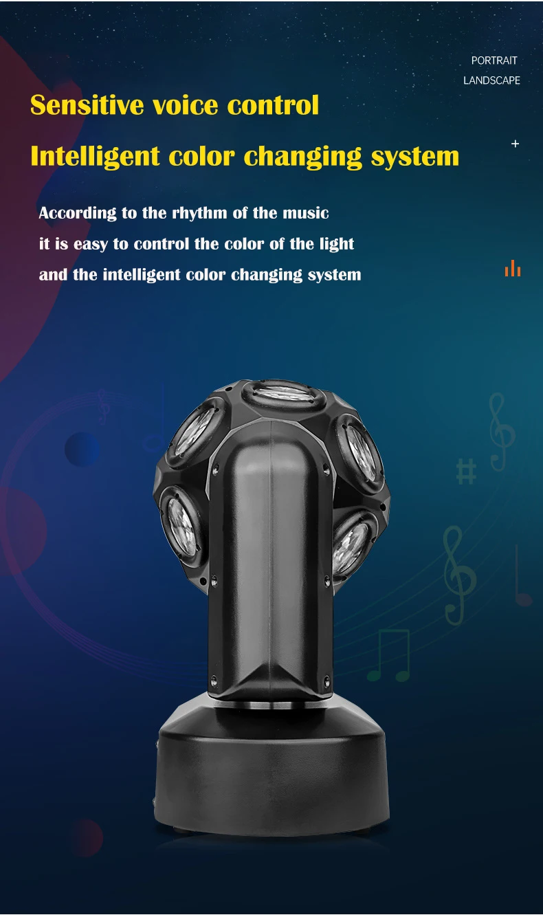 Bescan DMX night club wedding event stage light DJ led stage imaging lights