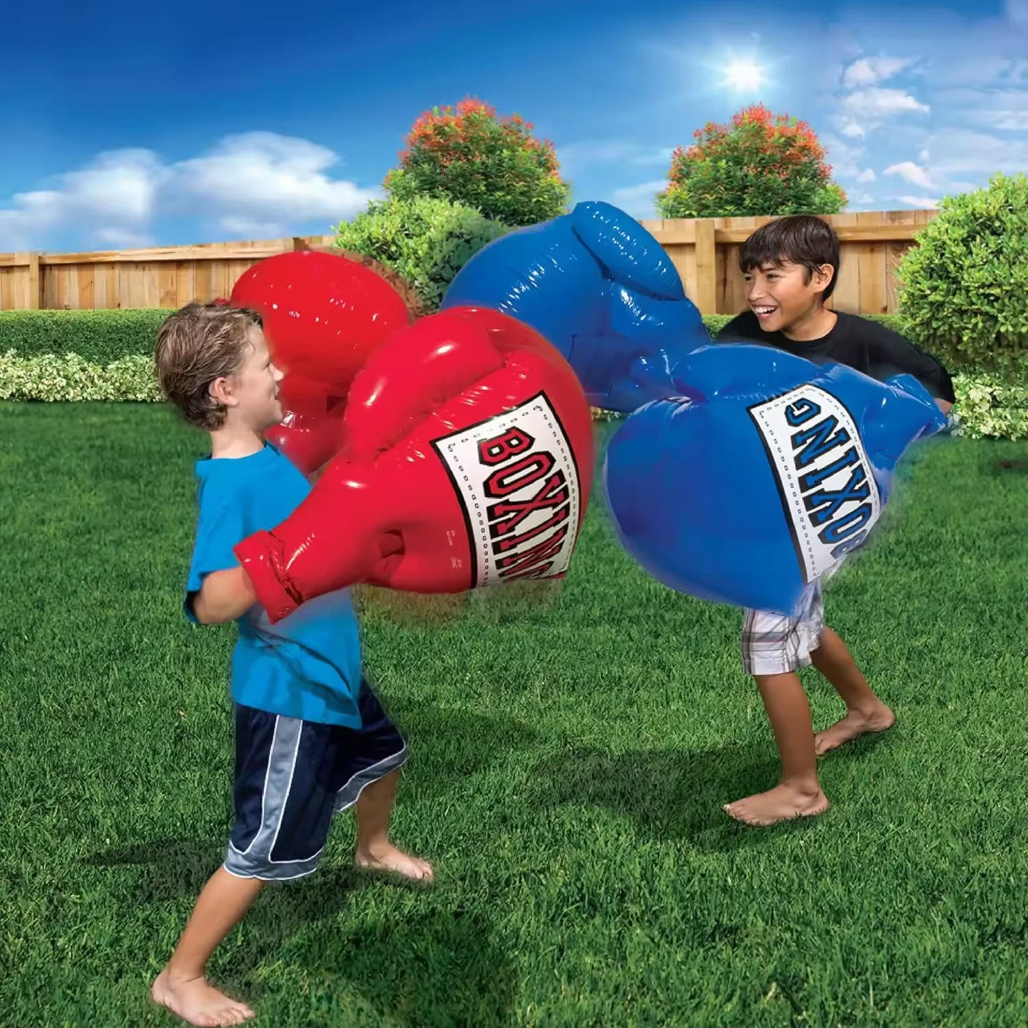 Kids Inflatable Mega Boxing Gloves 1 Set Inflatable Boxing Toys For Toys