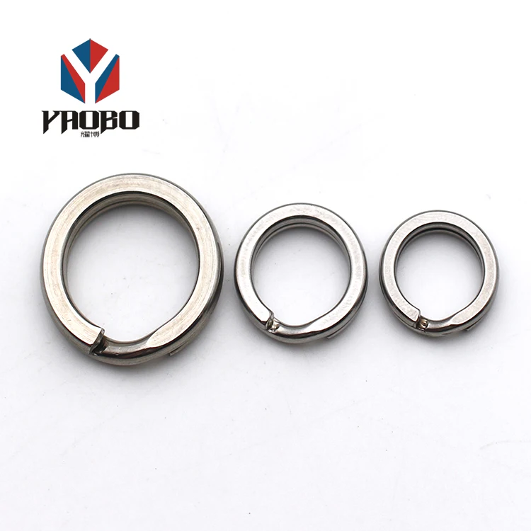 More New Style Fishing Split Promotion Keychain Ring For Key Chain Holder