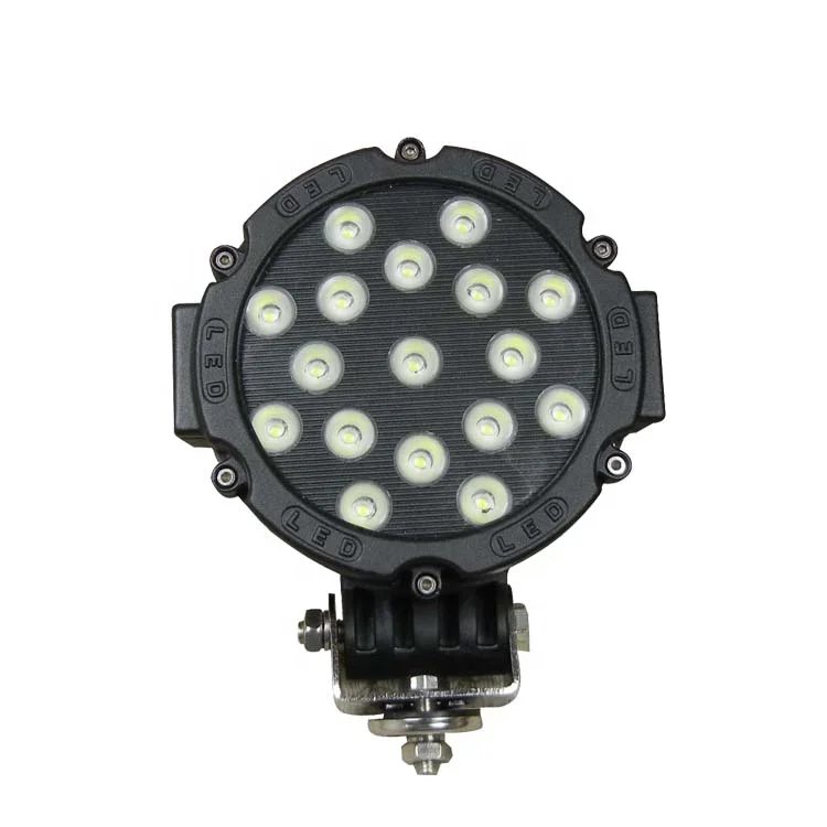 Автомобильный аксессуар, 51 Вт, Светодиодная рабочая лампа высокой мощности для jeep offroad, светодиодные фары для cherokee xj