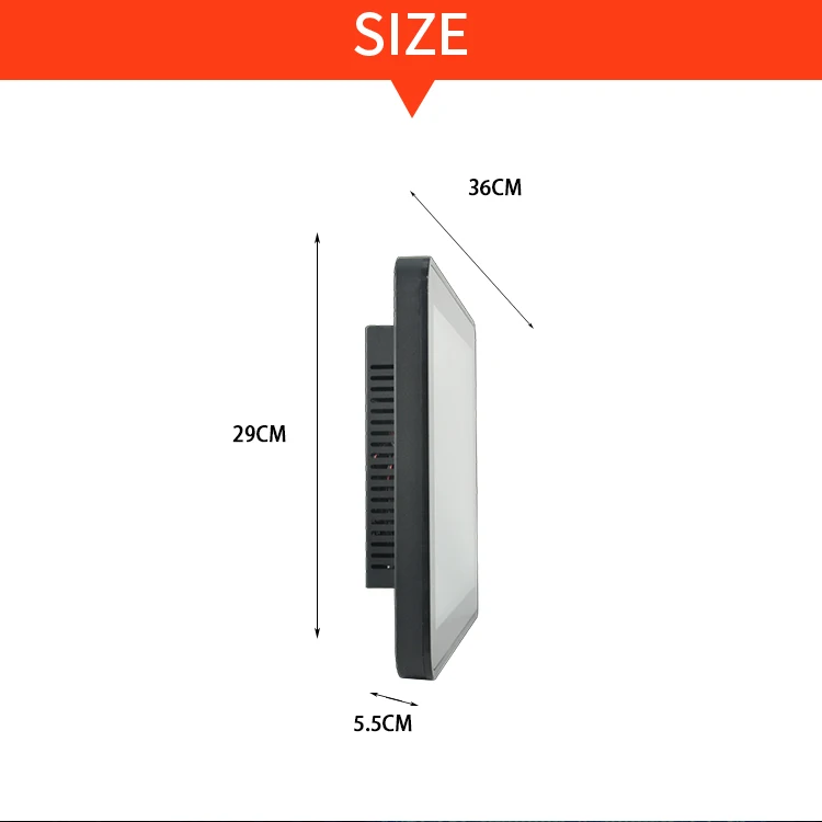 All in one pos windows touch 15.1 Inch wall mount Kitchen  pos systems for coffee shop