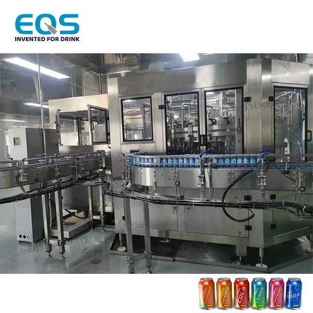 Full Automatic Carbonated Beverage Can Filling Machine