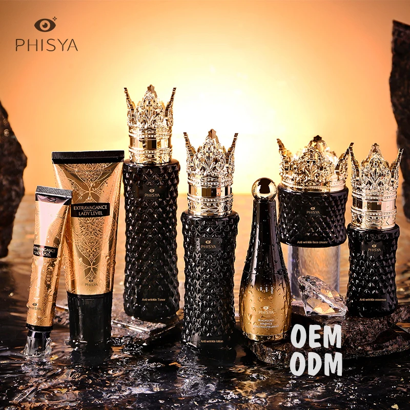 Moisturizing Anti-Wrinkle Brightening The Skin Rejuvenating Luxury Black Gold Skin Care Set