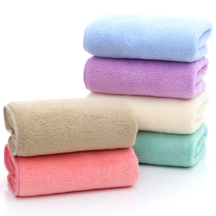 
Weft Coral Fleece Towel Soft Towel for Face Washing 