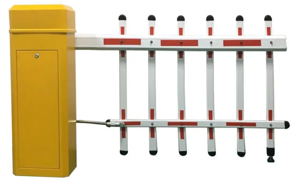 Zento High Speed Drop Arm Barrier Gate For Car Parking Management Card Access Control Boom Barrier Gate System