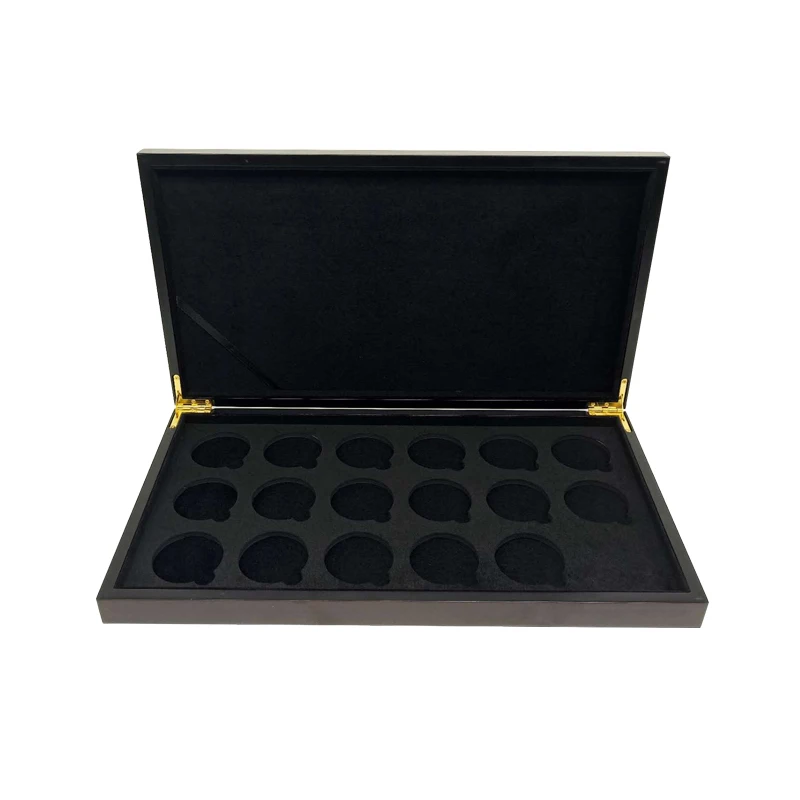 Coin Holder Case with Storage Wooden Box Coin Collection Supplies for Commemorative Coins Medals collection