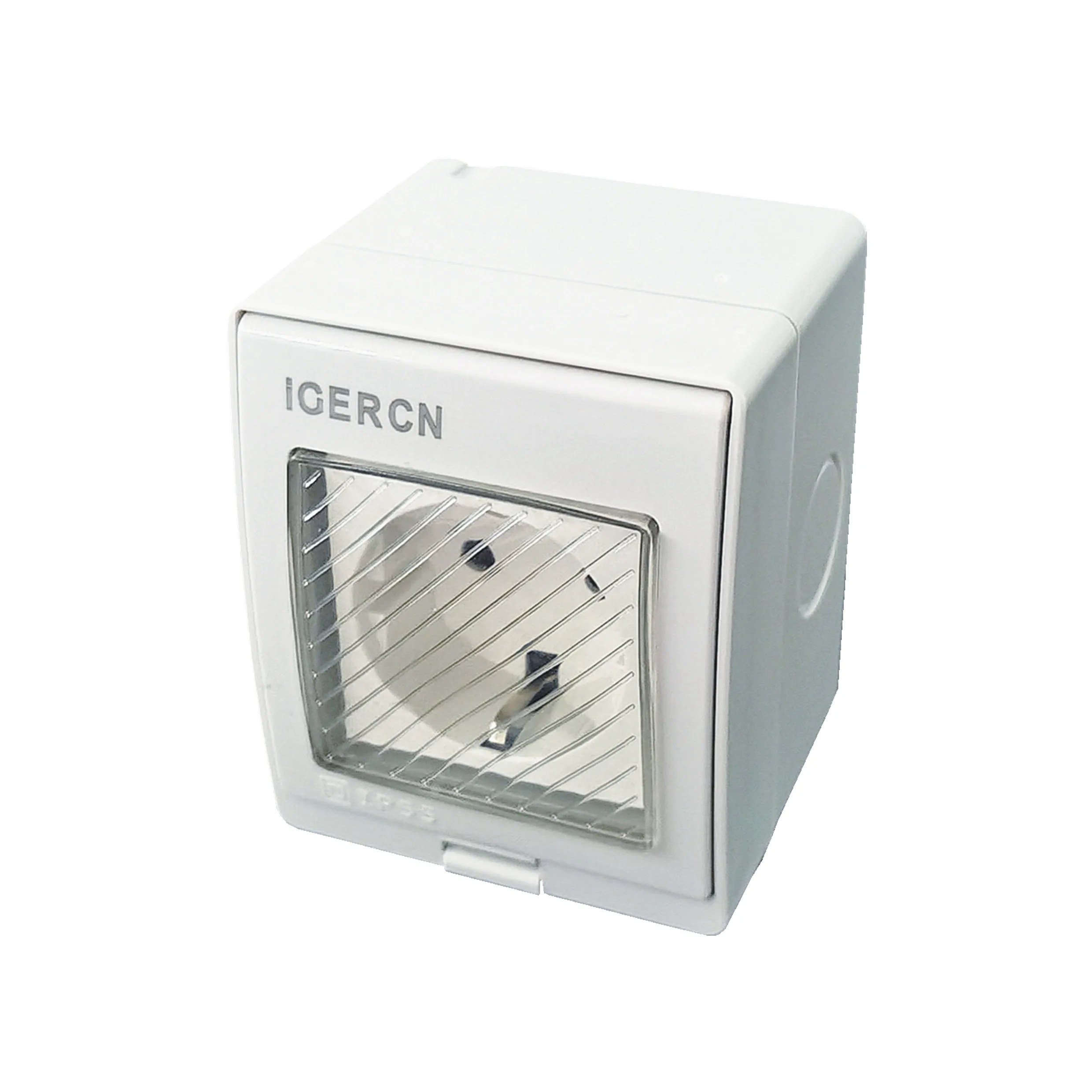 Домашний электрический безопасный lP55 водонепроницаемая розетка Германия стиль для ванной Балкон наружная лампа настенная розетка с переключателем IG55-SR