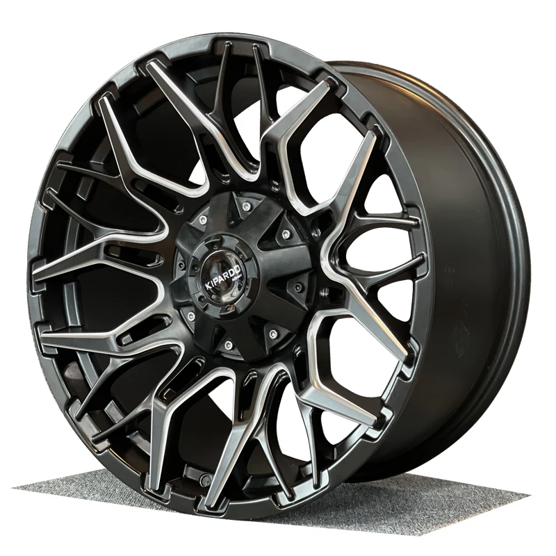 KIPARDO off-road wheel truck rim available sizes 17*8 and 18*9 ,PCD 5*114.3 to 6*139.7