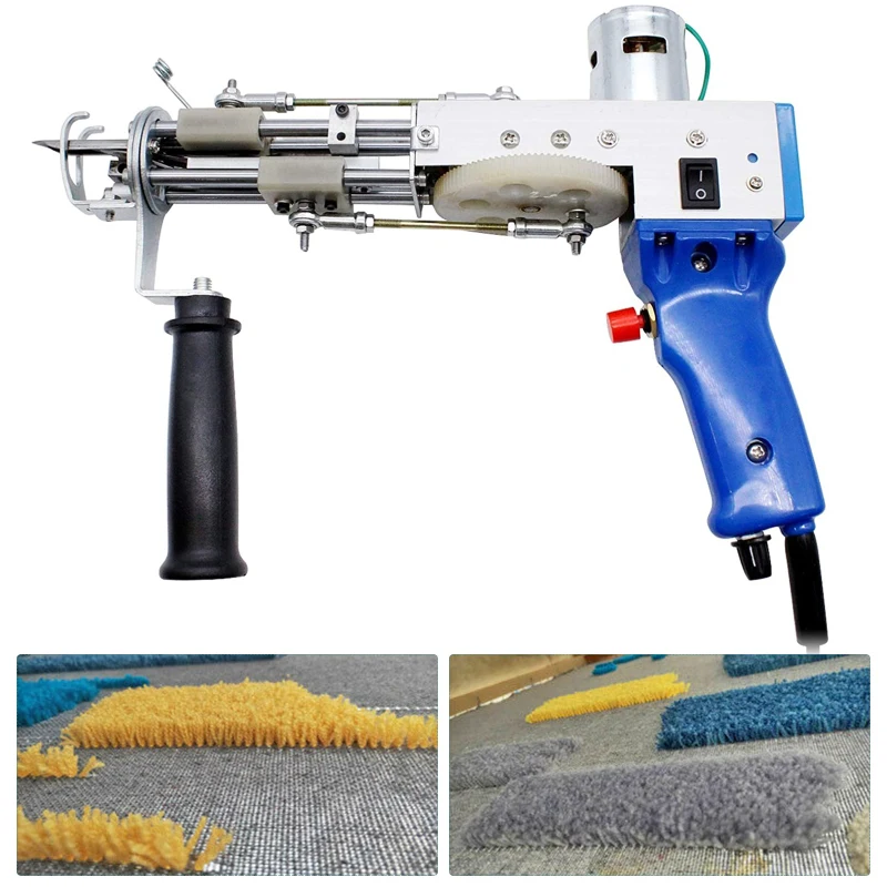 Factory Price High Quality 2 IN 1 Cut pile or loop pile Electric tufting gun carpet rug hand-tufting-gun