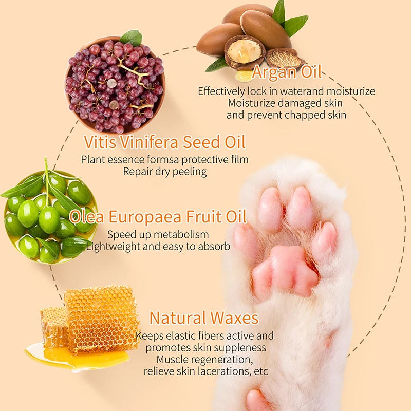 China Factory Pet Grooming Products Organic Dog Paw Balm Natural Pet Nose And Paw Balm Butter Paws Balm