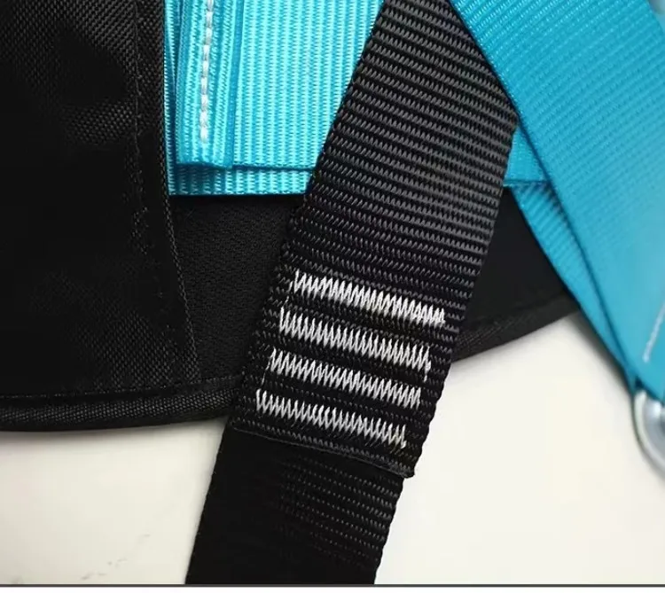 Simple Effective Safety Belt Double/single Hook Rope Lanyard  3 Hanging Point Full Body Safety Harness Belt