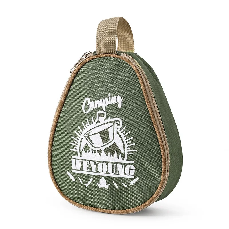 Outdoor Bowl Organizer Holder Chef Knife Bag Camping Tableware Carrier Cutlery Bag