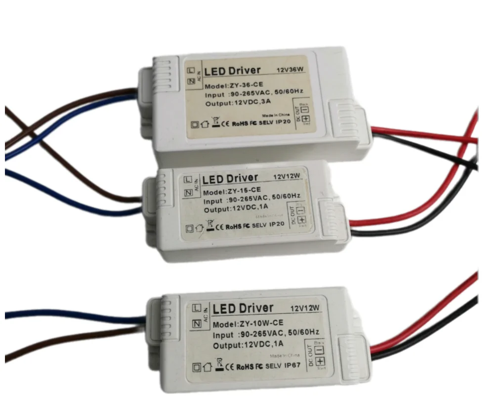 China factory price new design IP20 LED power supply Dc24v 24w Plastic Rectangular shell LED Lighting Driver