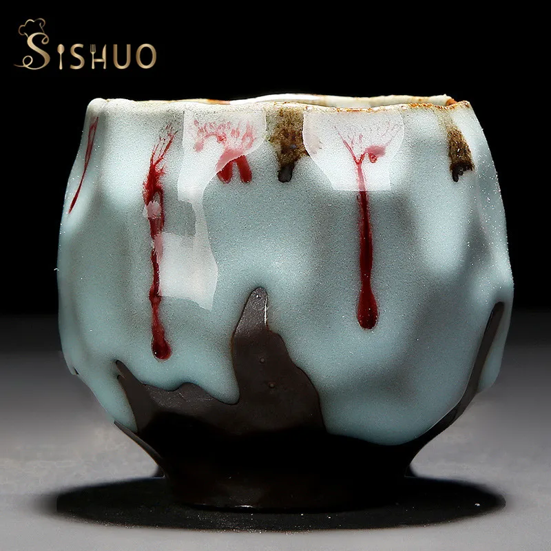 Japanese and Korean style tea cup Handmade Pottery ceramic coffee cup