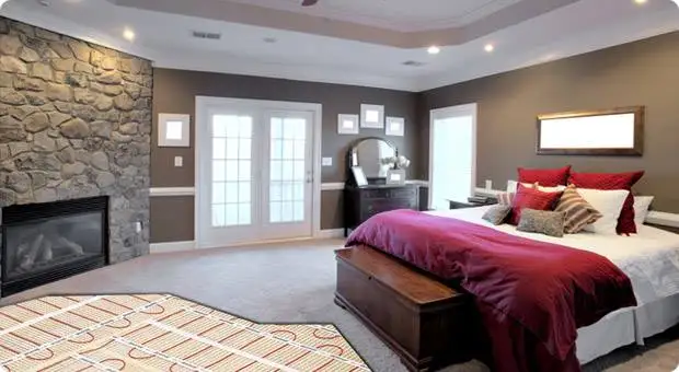 electric household family underfloor heat mat waterproof floor heating systems