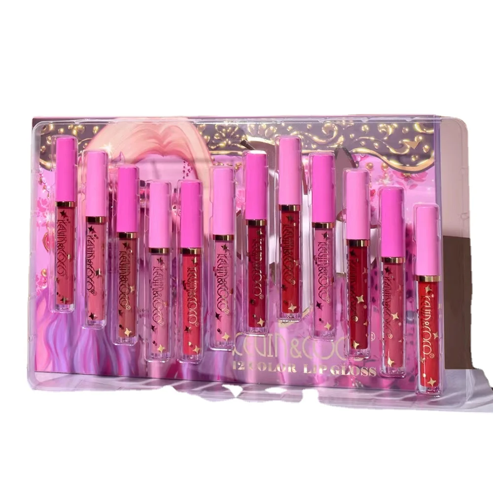 Bella ultramo vegan высококачественный матовый 6 цветов стойкий блеск для губ helloktti набор