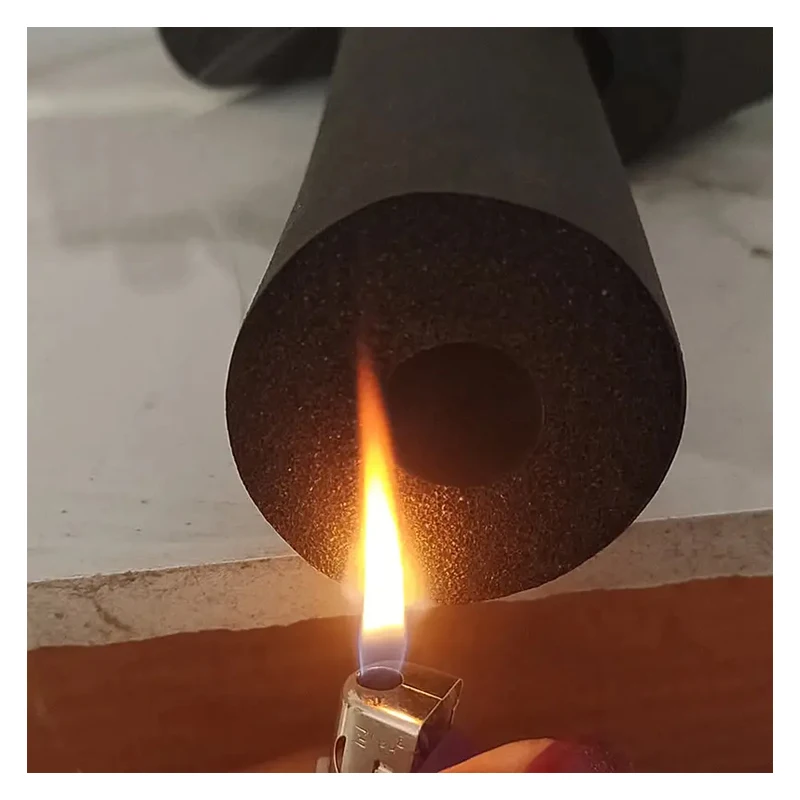 Shenglinsi Self Adhesive 9mm Thickness Rubber Foam Insulation Pipe Duct Insulation Pipe