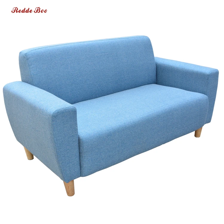 
Leisure popular two seat fabric sofa set, KD sofa bedroom furniture 7034 